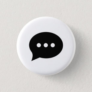 'Chit-Chat' Pictogram Button
