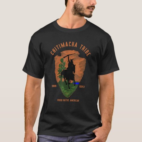 Chitimacha Tribe Native American Indian Vintage Ar T_Shirt
