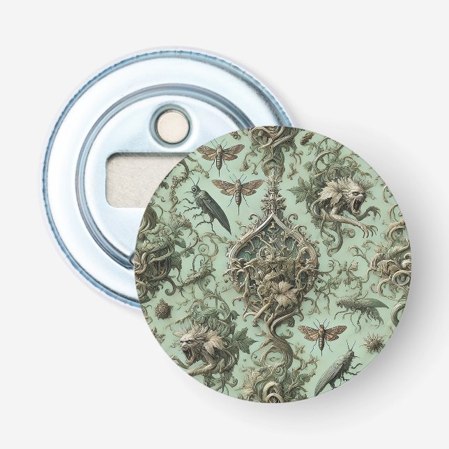 Chitinous Elegy – Gothic Insect  Bottle Opener (Front)