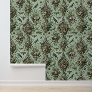 Chitinous Elegy – Gothic Insect  Wallpaper