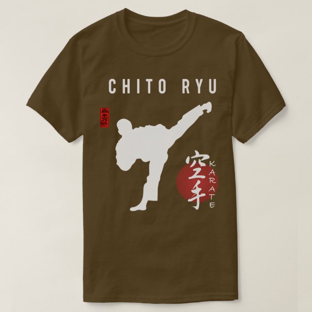 Chito Ryu Karate Instructor  T-Shirt (Design Front)