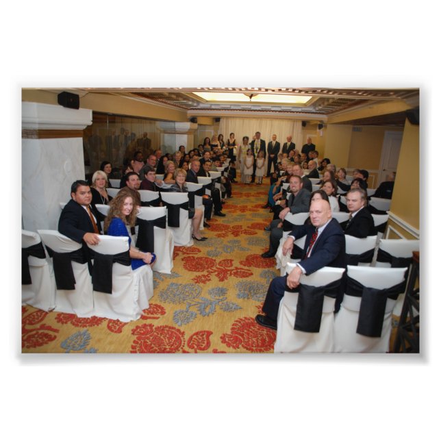 Chitra & Jeffrey: Wedding Photo Print (Front)