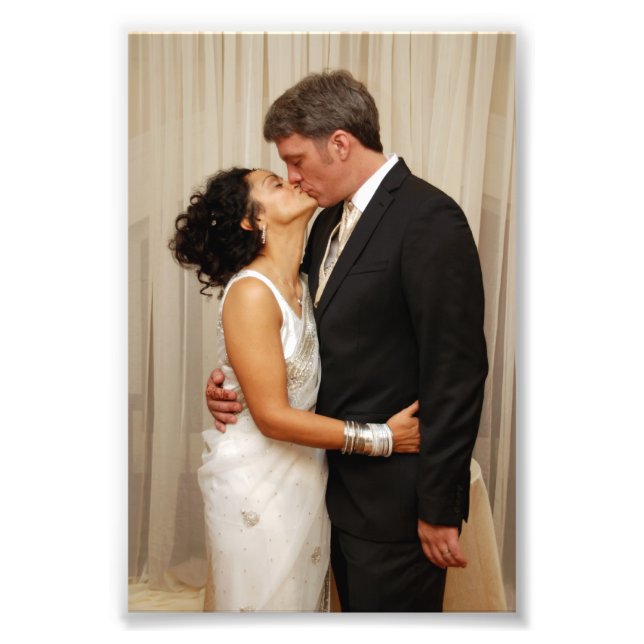 Chitra & Jeffrey: Wedding Photo Print (Front)