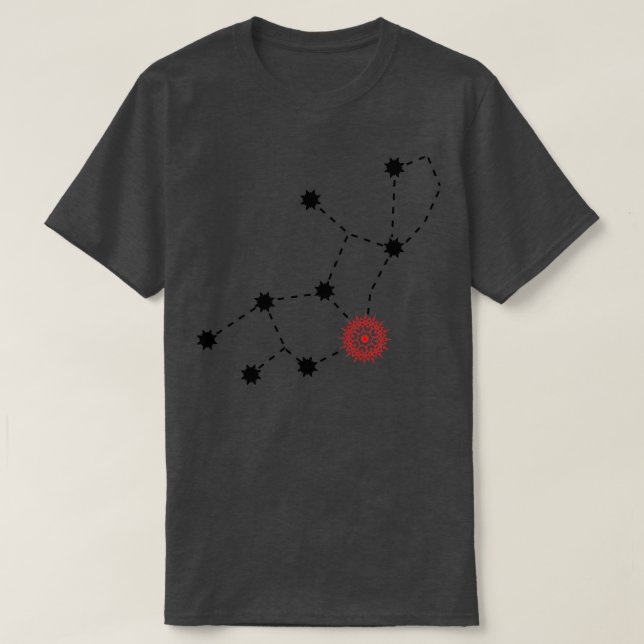 Chitra Nakshatra Hindu Vedic Sidereal Astrology Co T-Shirt (Design Front)