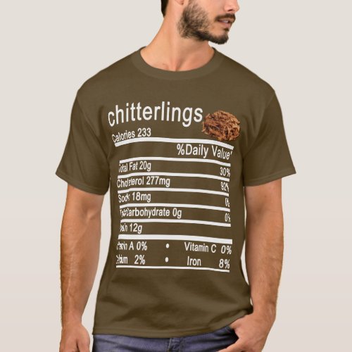 chitterlings Nutrition Facts meat T_Shirt