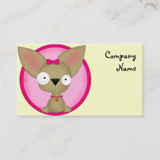 Customizable Chiuhauha Business Card