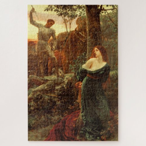 Chivalry by Frank Dicksee Jigsaw Puzzle