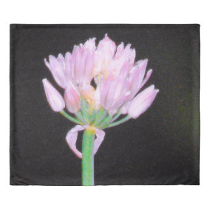 Chives Flower Duvet Cover
