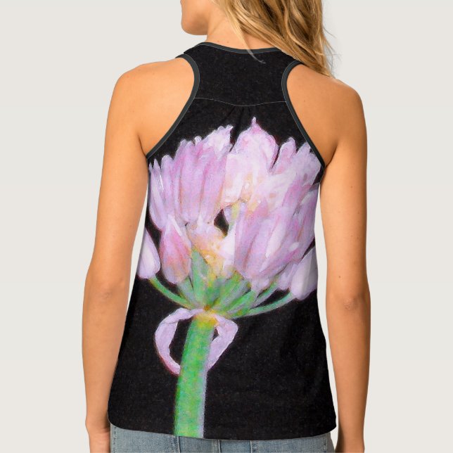 Chives Flower Tank Top (Back)