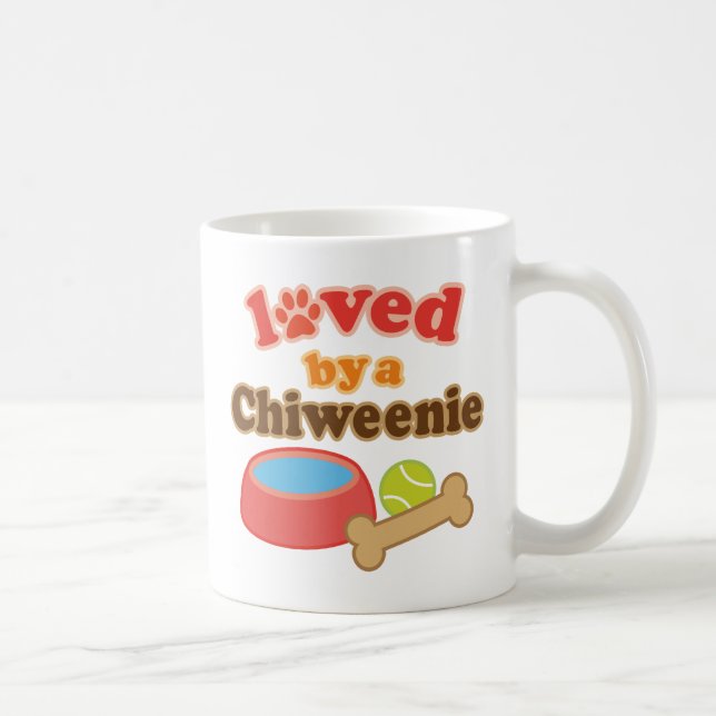 Chiweenie Dog Breed Gift Coffee Mug (Right)