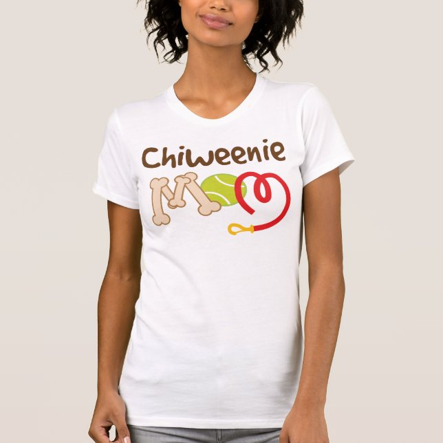 Chiweenie Dog Breed Mom Gift T-Shirt (Front)
