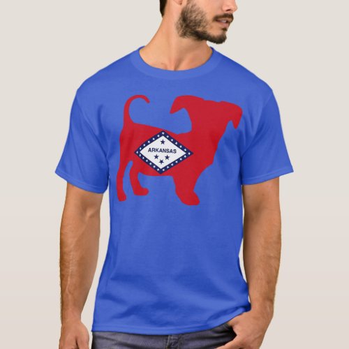 Chiweenie Dog Lover Arkansas Flag T_Shirt