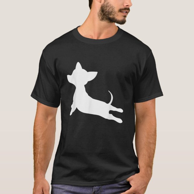 CHIWEENIE YOGA FITNESS GIFT Chihuahua Dachshund Ex T-Shirt (Front)