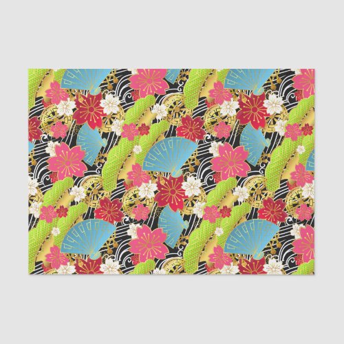 Chiyogami style tissue Paper