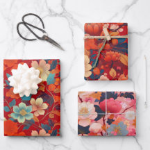 Chiyogami Yuzen Washi Style pattern