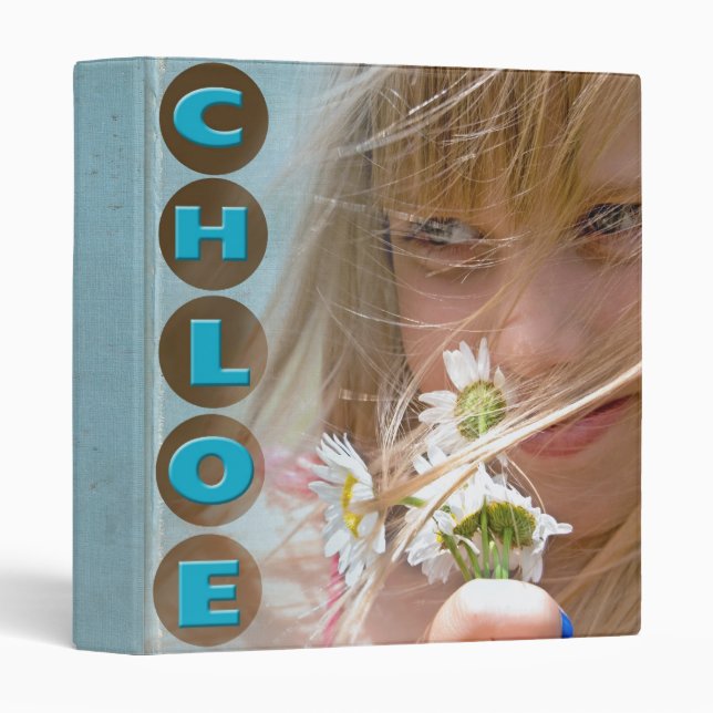 Chloe 3 Ring Binder (Front/Spine)