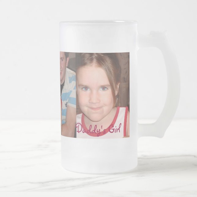 Chloe Angel - Customized Frosted Glass Beer Mug (Right)
