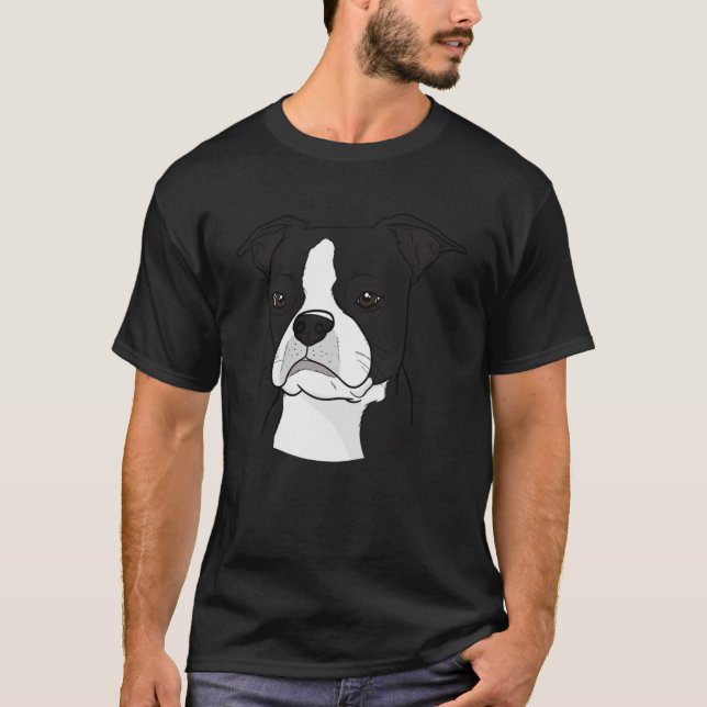 Chloe Boston Terrier T-Shirt (Front)