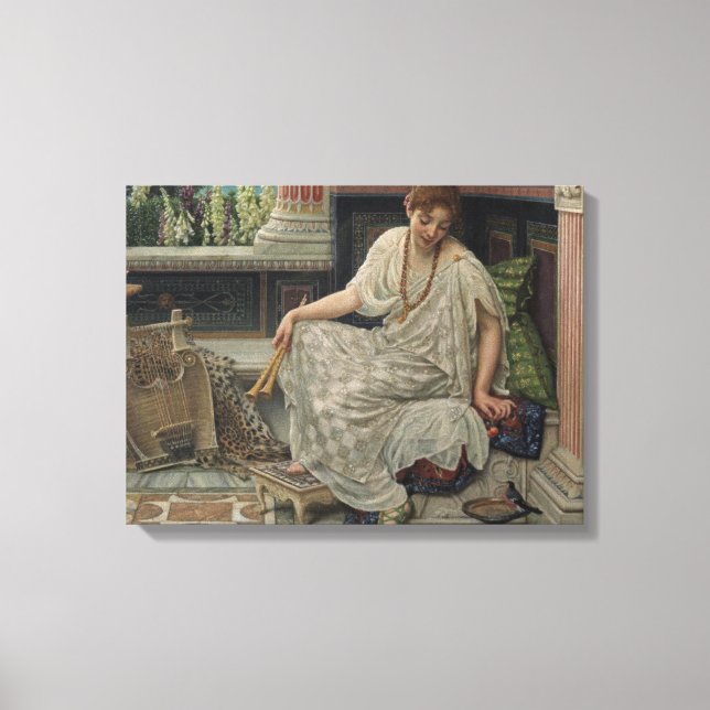 Chloe (by Edward Poynter) Canvas Print (Front)