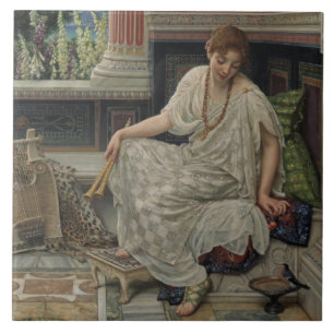 Chloe (by Edward Poynter) Ceramic Tile