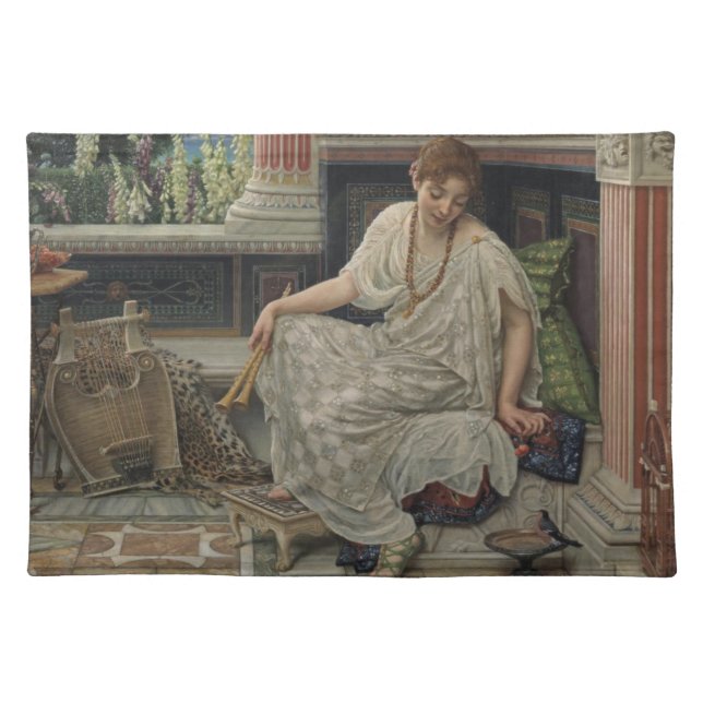 Chloe (by Edward Poynter) Cloth Placemat (Front)