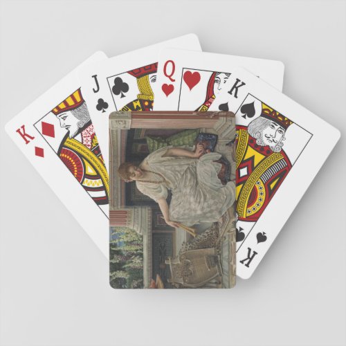 Chloe by Edward Poynter Playing Cards