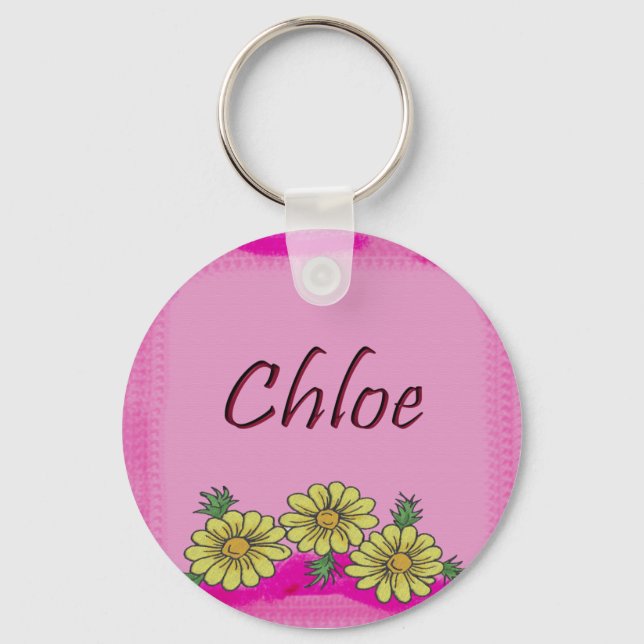 Chloe Daisy Keychain (Front)