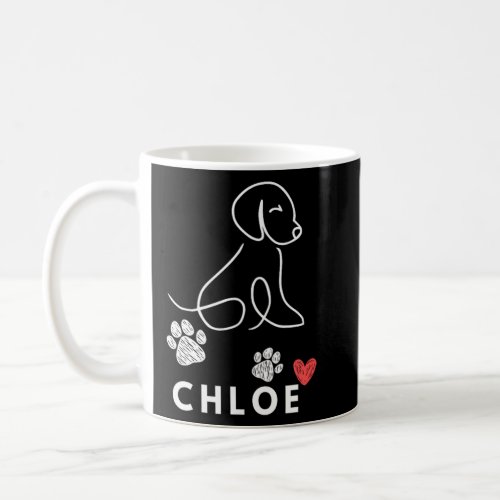 Chloe Dog nametag gift for my Puppy Dog named Chlo Coffee Mug