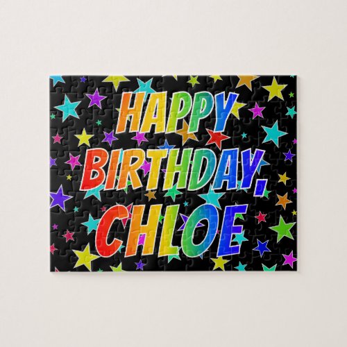 CHLOE First Name Fun HAPPY BIRTHDAY Jigsaw Puzzle