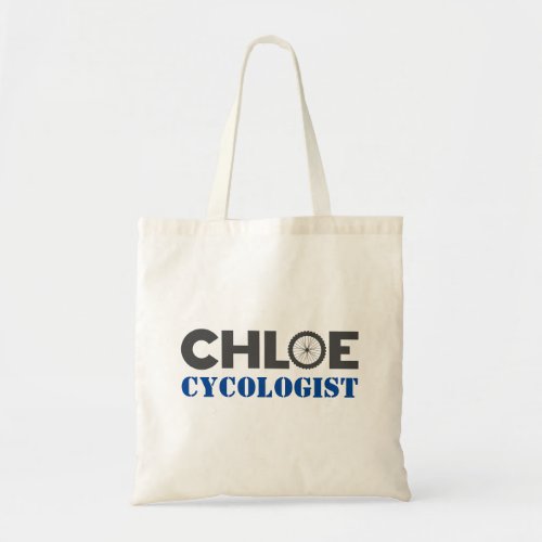 Chloe Mountain Biker Tote Bag