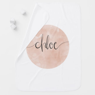 Chloe Name Hand Lettered Throw Blanket