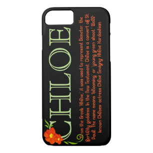 Name Chloe iPhone 8/7 Cases & Covers | Zazzle