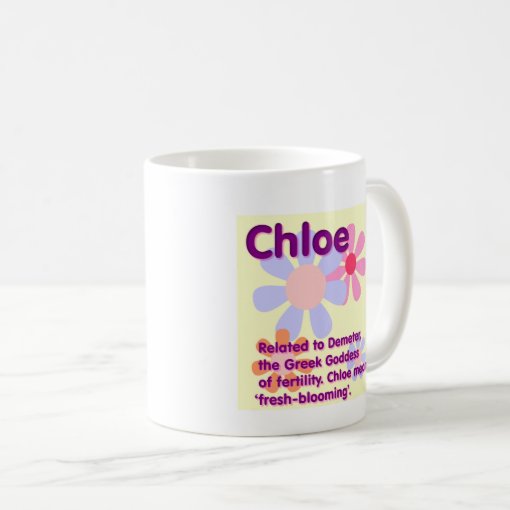 Chloe Name Mug Zazzle 7431