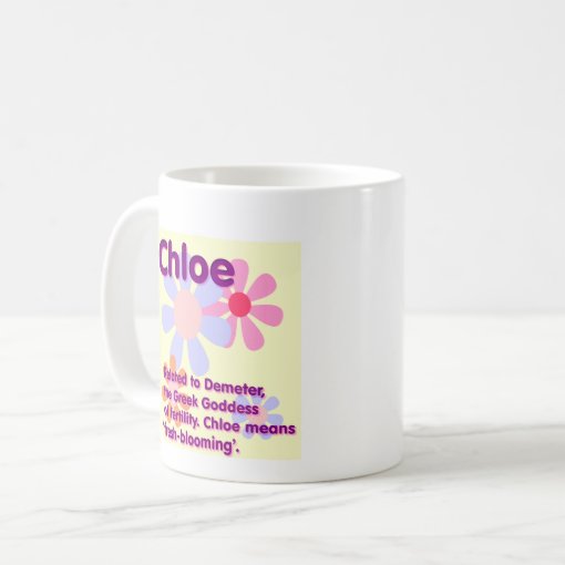 Chloe Name Mug Zazzle 2695