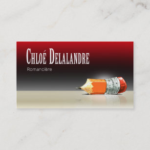 Chloé Novelist Editor 5 Stylish Business Card