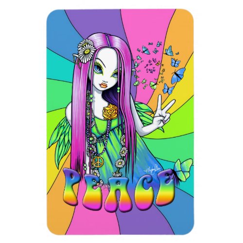 Chloe Peace Rainbow Hippie Fairy Magnet