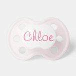 Chloe Personalized Baby Name Pacifier at Zazzle