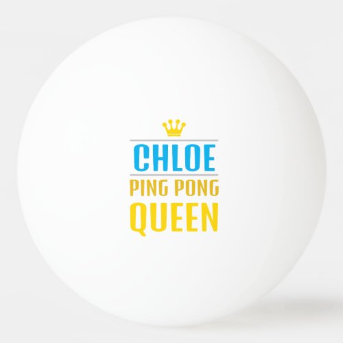 Chloe Ping Pong Ball