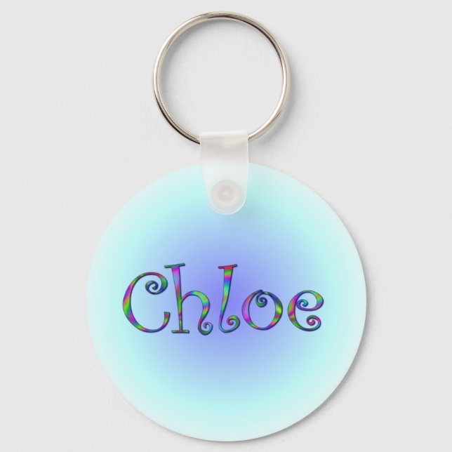 Chloe Rainbow Keychain (Front)