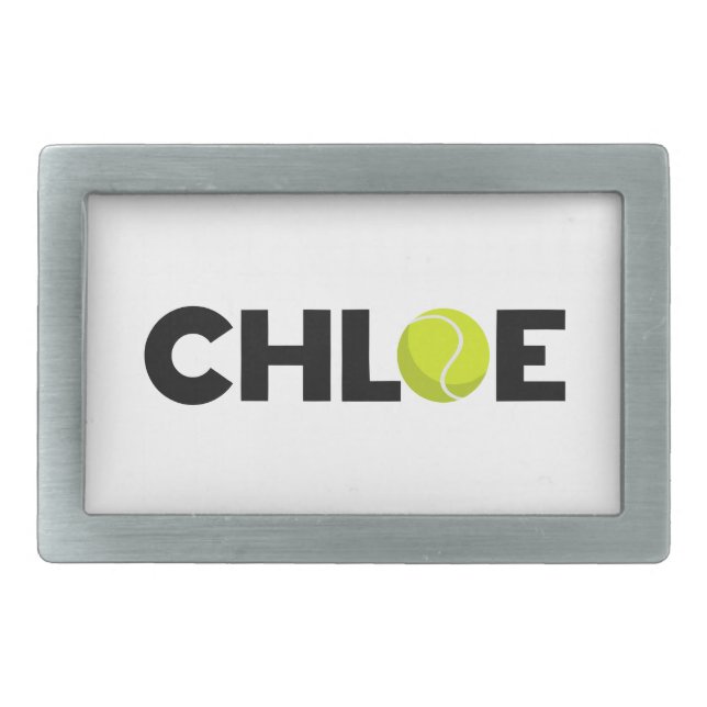 Chloe Tennis Belt Buckle (Front)