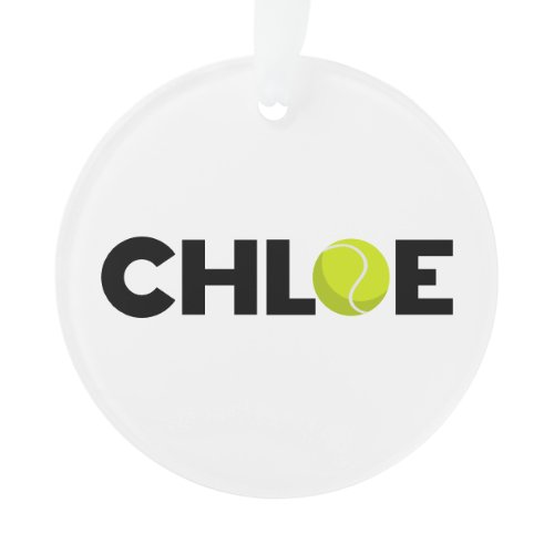 Chloe Tennis Ornament