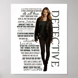 Chloe The Detective Decker Quotes   Poster