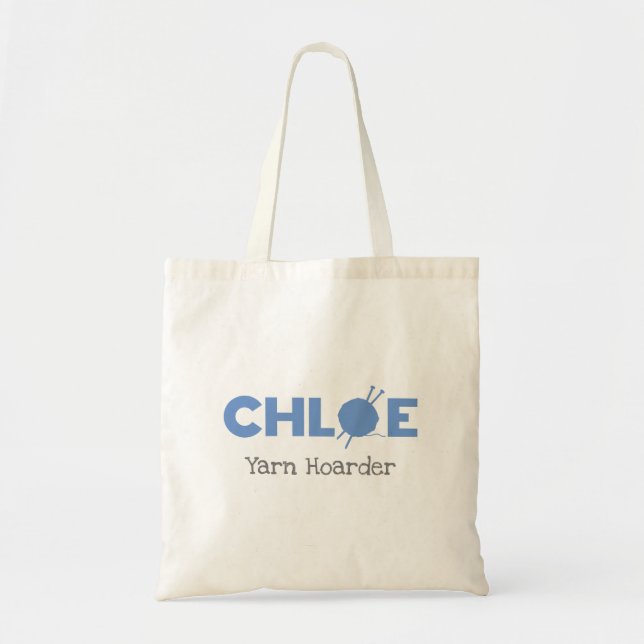 Chloe Yarn Hoarder Tote Bag (Front)