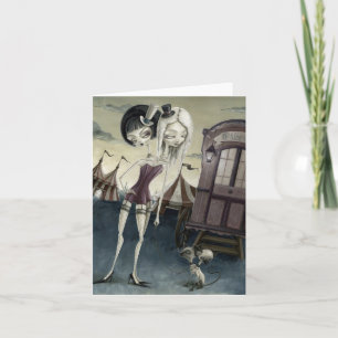 Chloe, Zoe & The Siamese Kittens Card
