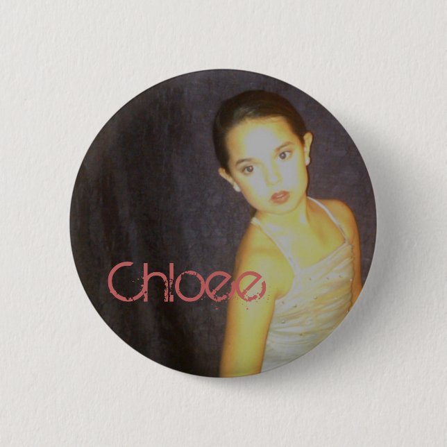 Chloee Pinback Button (Front)