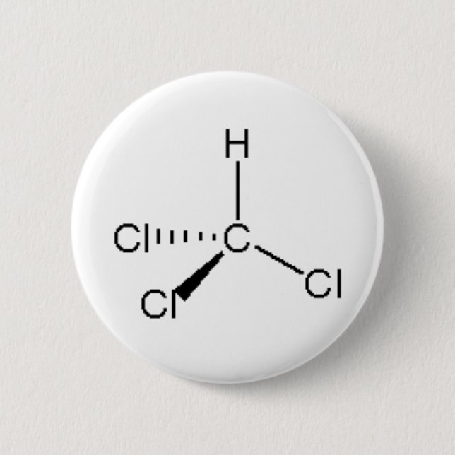 Chloroform Pinback Button (Front)