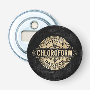 Chloroform Vintage Style Poison Label Bottle Opener