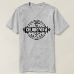 Chloroform Vintage Style Poison Label T-Shirt