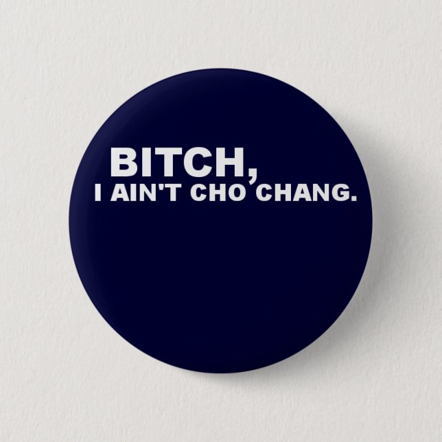 Cho Chang Button (Front)
