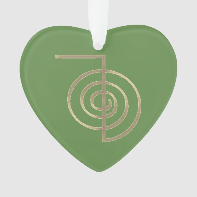 CHO KU REI FOR HEART CHAKRA ORNAMENT (Front)